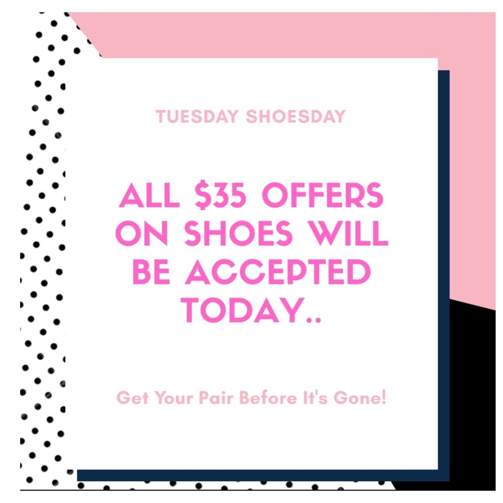 It’s Tuesday  🛍 Submit your 30 offer. Accepted ✔️